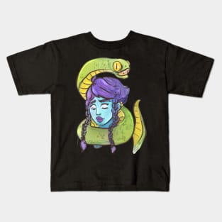 Snake Girl Kids T-Shirt